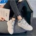 Genuine Leather High-Top White Sneakers For Women 2026 Spring And Autumn New Versatile Internet Celebrity Ins Trendy_vogvips.com