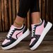 Fashionable Women's Sneaker, Light Casual, With Stripes, Lace-up Low Top, Eva Outsole And Cloth Insole_vogvips.com