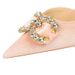 Party Pumps 7cm Thin High Heels Western Style Velvet Shallow Pointed Toe Side Hollow Crystal Pearl Bow Lady Shoes Pink_vogvips.com