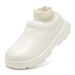 Plus Size Cotton Winter Water Nurse Chef Restaurant Work Sock Mouth Fleece-Lined Outdoor Warm Shoes_vogvips.com
