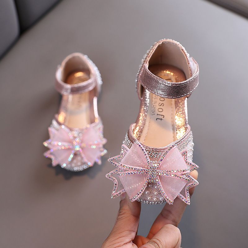 Small And Big Children Dance Shoes Single Shoes Show Shoes Princess Shoes_vogvips.com