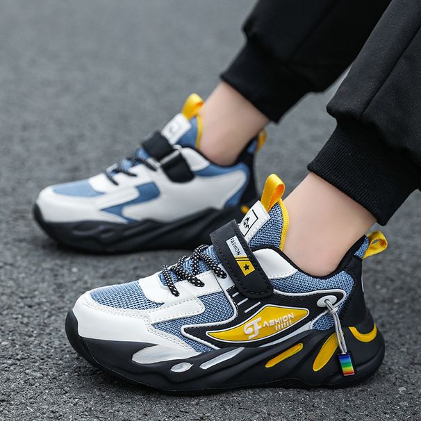Breathable Non-slip Thick Soled Running Sports Shoes For Primary School Students_vogvips.com