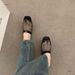 Unique Woven Hollow Mesh For Women, 2025 Spring/summer New European And American Fashion Flat Breathable Closed-toe_vogvips.com