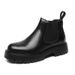 Chelsea Boots Men's Breathable High-top Shoes Wind One-pedal Martin Boots Men's Boots Men's Cigarette Boots_vogvips.com
