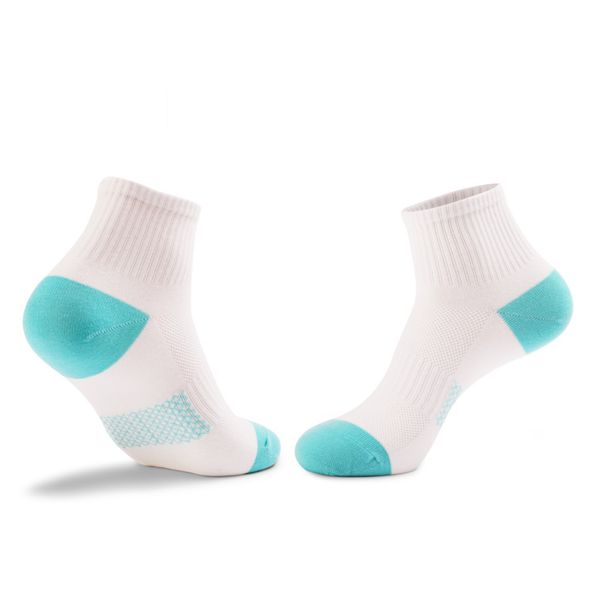Solid color cotton socks spring summer breathable absorbent short medium tube large neutral casual socks_vogvips.com