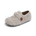 New Plush Fur Shoes For Women 2025 Winter Flat Fashion Casual Versatile Loafers Suede Snow Boots_vogvips.com