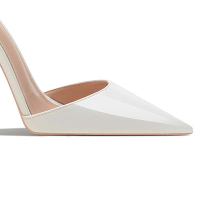 Size 33-46 Women's Shoes Style One Strap High Heels 12CM Pointed Toe Stiletto Shallow Mouth Women's Shoes Sandals_vogvips.com