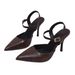 Cross-Border Pointed-Toe High-Heeled For Women, 2025 Summer New Elegant Shallow Shoes With Thin Heels And A Single_vogvips.com