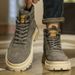 Martin 2025 New Autumn High-Top Thick-Soled Height-Increasing British Style Work Boots Men's Motorcycle Casual Trendy_vogvips.com