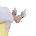 2026 Summer New Polka Dot High Heels Women, Bowknot Backless Pointed Toe Stiletto Sandals For Women_vogvips.com