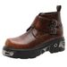 Gothic Retro Metal Punk Style Martin Boots Thick-soled Heightening Tooling Boots Men's Boots_vogvips.com