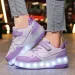 Pink Fashion Girls Boys LED Light Roller Skate Shoes For Children Kids Sneakers With Wheels Two 240723_vogvips.com