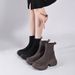 Sweet Cool Sports Style Super Comfortable ~ Autumn Winter New Slip-On Thick-Soled Short For Women Slim Elastic Sock_vogvips.com