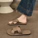 Cross-border Hot Item 2025 New Model Cross-strap Summer Outdoor Wear, Flat-soled, Non-slip, Fashionable Women's Sandals_vogvips.com