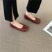 Round Headed Silver Gentle Breeze Soled Grandma's Summer 2025, Soft Leather Flat Bottomed Butterfly Bow Single Shoes For_vogvips.com