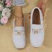 Large Size Single Shoes Women's 2026 New Four-season Sports Shoes Shallow Mouth Fashion Women's Single Shoes Size 43_vogvips.com