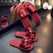 Wedding Slippers, Festive A Pair Of Spring And Summer Couples, Accompanying Wedding, Morning Robe, Groom, Bride, Red,_vogvips.com