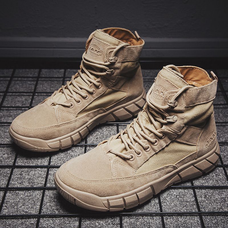 European Warm Series Fleece-Lined Martin For Men, High-Top British Style, Thick-Soled Combat Winter Trendy Versatile Ankle Boots, Men's Thick_vogvips.com