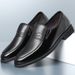 Suitable For All Seasons Men' Genuine Leather Buine Formal Summer Hollow Breathable Caual Soft Sole Non-Slip Large Size Middle-Aged Dad_vogvips.com