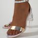 Large Size Thick Heel Sandals Super High Heels New Line With Crystal Belt Buckle Fashion Shoes_vogvips.com
