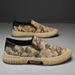 Men's Camouflage Canvas Slip-On Shoes Summer Breathable Sports Casual Old Cloth Shoes_vogvips.com