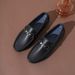Men's Casual Leather Shoes White Beanie Shoes Men's Driving Shoes Men's Shoes Loafers_vogvips.com