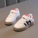 Girls' White Sneakers 2026 Spring Autumn New Fleece-Lined Sports For Older Children And Students Casual Single Shoes_vogvips.com