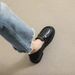 Women's Shoes Soft Sole Not Tired Feet Single Shoes Light Luxury High-end Loafers Women's Shoes One Pedal_vogvips.com