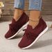 Large 2025 Autumn New Mesh Breathable Lightweight Lace Up Thick Heel Women's Casual Single Shoes_vogvips.com