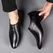 Unbeatable Quality Men's Formal Leather 2025 New Business Casual Large Size British Black Shoes Men's Fashion_vogvips.com