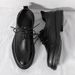 Euro Step 99292 Brogue Leather Round Toe Rubber Sole Casual Men's Shoes_vogvips.com