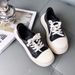 Couple Round New Big Head Women's 2025 Spring/Summer New Ugly Cute Canvas Thick Sole Elevated Sports And Casual Shoes_vogvips.com