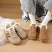 New Winter Cotton Women's Plush Training Versatile Trendy Forrest Gump Warm Thick Sports Shoes_vogvips.com