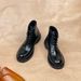 European Warm Series Cowhide Shoes Washed Men's Genuine Leather Casual Short Mid-top Thick-soled Martin Boots_vogvips.com