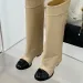 New Chunky Heel Pant Designer Ankle Long Boot Autumn And Winter Martin Women Fashion Western Knight Round Toe Slip On_vogvips.com