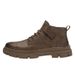 European Warm Series 2025 Autumn Winter New Fashion Work Short Boots Men's British Style High-top Casual Leather Shoes_vogvips.com