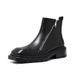 European Warm Series 2025 Autumn New Men's Workwear Mid-Heel Square Flat Toe Mid-Cut Low-Cut Side Zipper Martin Boots 4512-R_vogvips.com