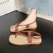 Cross-border 2026 New Model Women's Summer Slip-on For Outdoor Wear, Popular Flat Roman Sandals With Toe Clip Design_vogvips.com