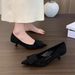 Chuyuji French-style Suede Pointed-toe Stiletto Women's High-heeled Shoes, New Spring Autumn Model, Versatile And_vogvips.com