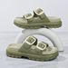 Summer Men's Fashionable Slippers With Ins Thick Sole A Sense Of Stepping On Poop, Odor And Anti Slip Straight Drag_vogvips.com