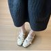 New Style Women's Leather Pig Nose Mary Jane Shoes Retro Square Toe Ballet Flats French Low Mouth One Strap_vogvips.com