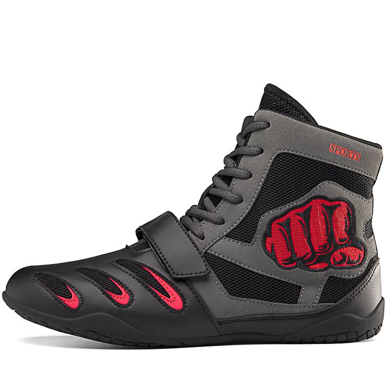 Boxing Shoes Unisex Shoes Large Size And Boxing Wrestling Fighting Shoes Lightweight Non Slip Sanda Training Shoes Fighting Shoes_vogvips.com