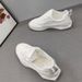 Men's 2026 New Trendy Summer Versatile White Sneakers For Stylish Young Men, Breathable Soft-soled Sports Casual Shoes_vogvips.com