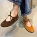2025 New Ultra-Soft Bowknot Shallow Fashion Versatile Superb Mary Jane Flat For Women Evening Style Women's Shoes_vogvips.com