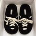 Shoes Women's Thick Soled Fluffy Slippers Soft Soled Non Slip Height Increasing Closed Toe Cotton Slippers Autumn Winter Style_vogvips.com