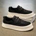 Board Shoes 2024 New Men's Shoes Simple Low-top Lace-up Canvas Shoes Trend All Match Breathable Casual Shoes_vogvips.com