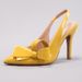 Elegant Side Bow Design High Heeled Sandals Luxury PU Leather Pointed Toe Thin Heels Fashion Back Strap Women S_vogvips.com
