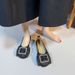 2025 Spring New French Style Bowknot Flat Shoes For Women, Soft Sole, Comfortable And Versatile Shallow Moccasins_vogvips.com