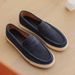 SHLIANG New Men's Loafers Cow Suede Slip On Flats Handmade Male Casual Shoes Leisure Walk Moccasins Outdoor Business Shoes Y0636_vogvips.com