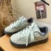 Women's 2025 Spring New Platforms Sneakers Breathable White Comfortable Casual Flats Non Slip Vulcanized Shoes_vogvips.com